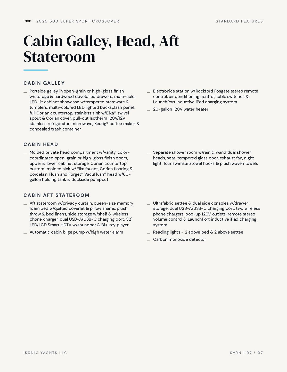Build Sheet page 7